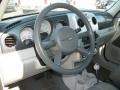 Pastel Slate Gray 2006 Chrysler PT Cruiser Standard PT Cruiser Model Steering Wheel