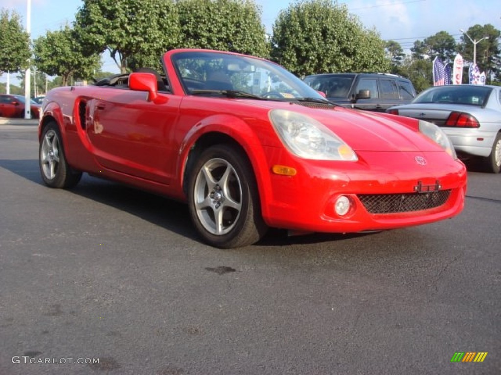 2003 MR2 Spyder Roadster - Absolutely Red / Black photo #1