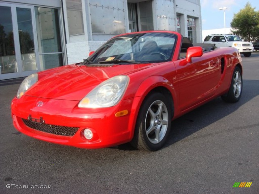 2003 MR2 Spyder Roadster - Absolutely Red / Black photo #8