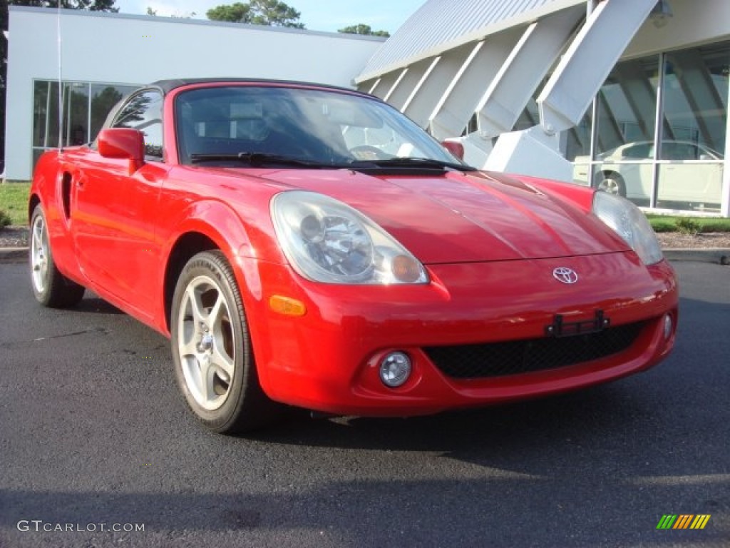 2003 MR2 Spyder Roadster - Absolutely Red / Black photo #23