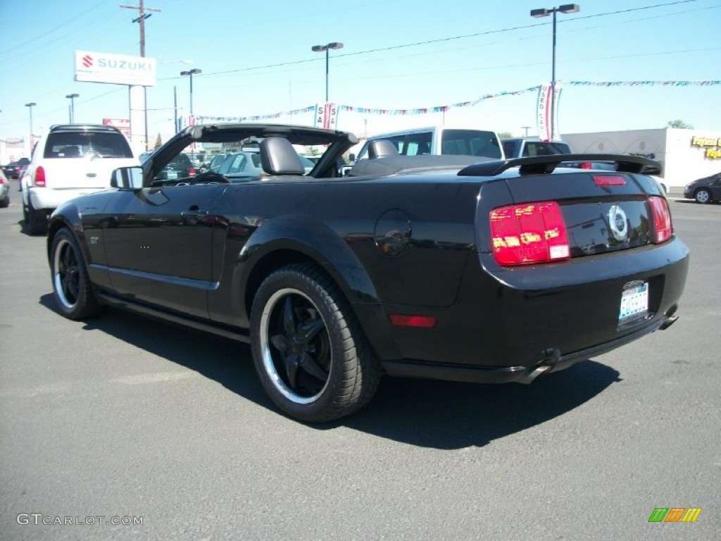 2006 Mustang GT Premium Convertible - Black / Dark Charcoal photo #4