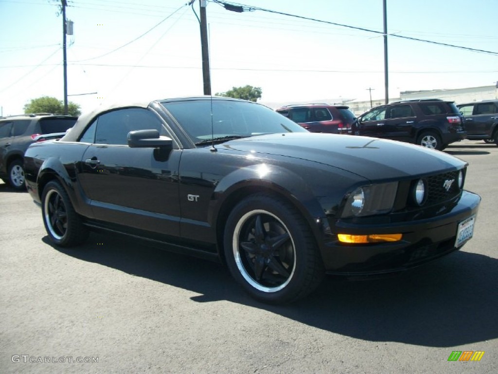 2006 Mustang GT Premium Convertible - Black / Dark Charcoal photo #27