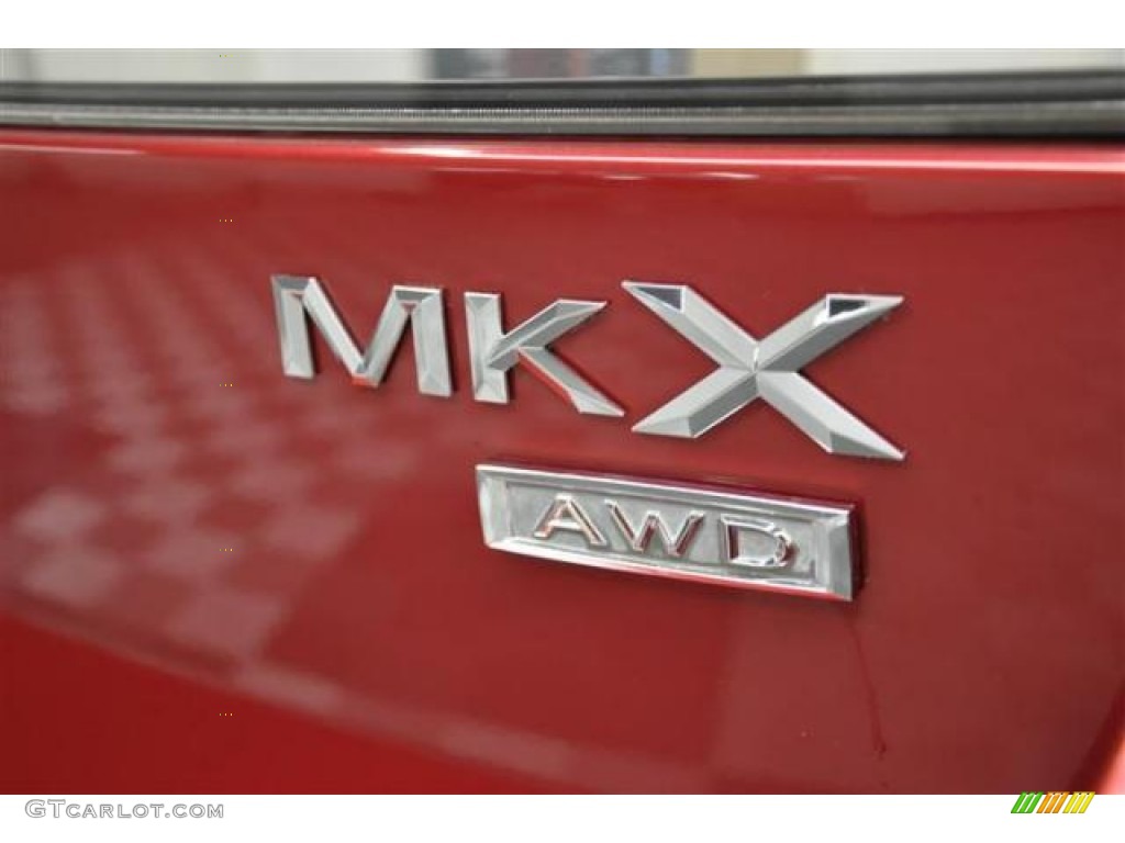 2007 MKX AWD - Vivid Red Metallic / Medium Camel photo #27