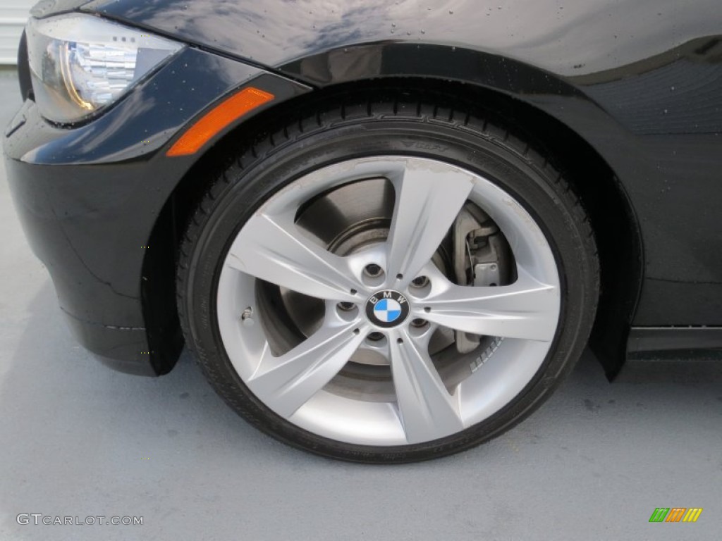 2009 3 Series 335i Sedan - Jet Black / Black photo #9