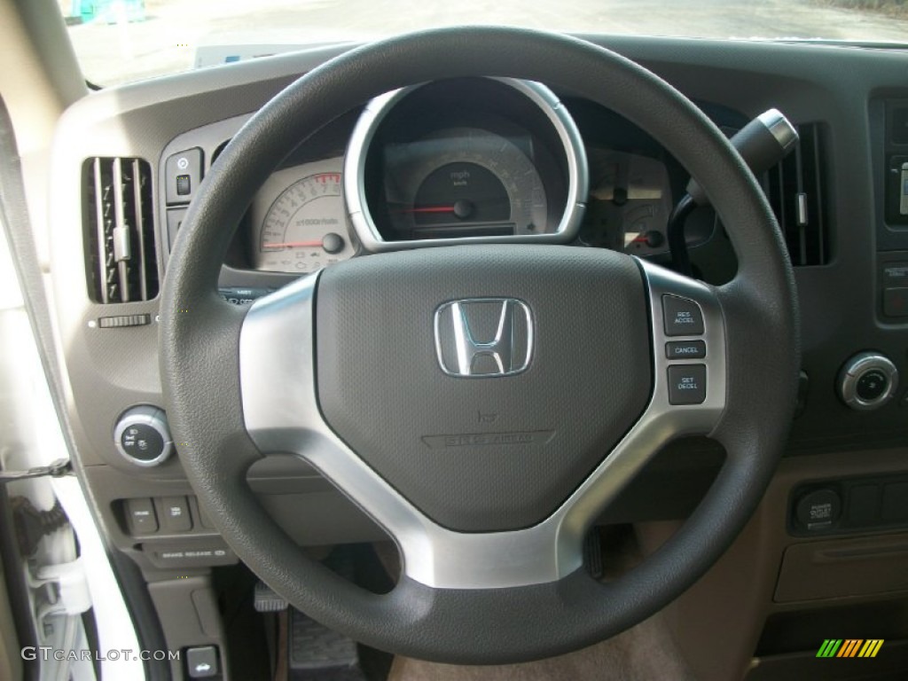 2008 Ridgeline RT - White / Beige photo #12