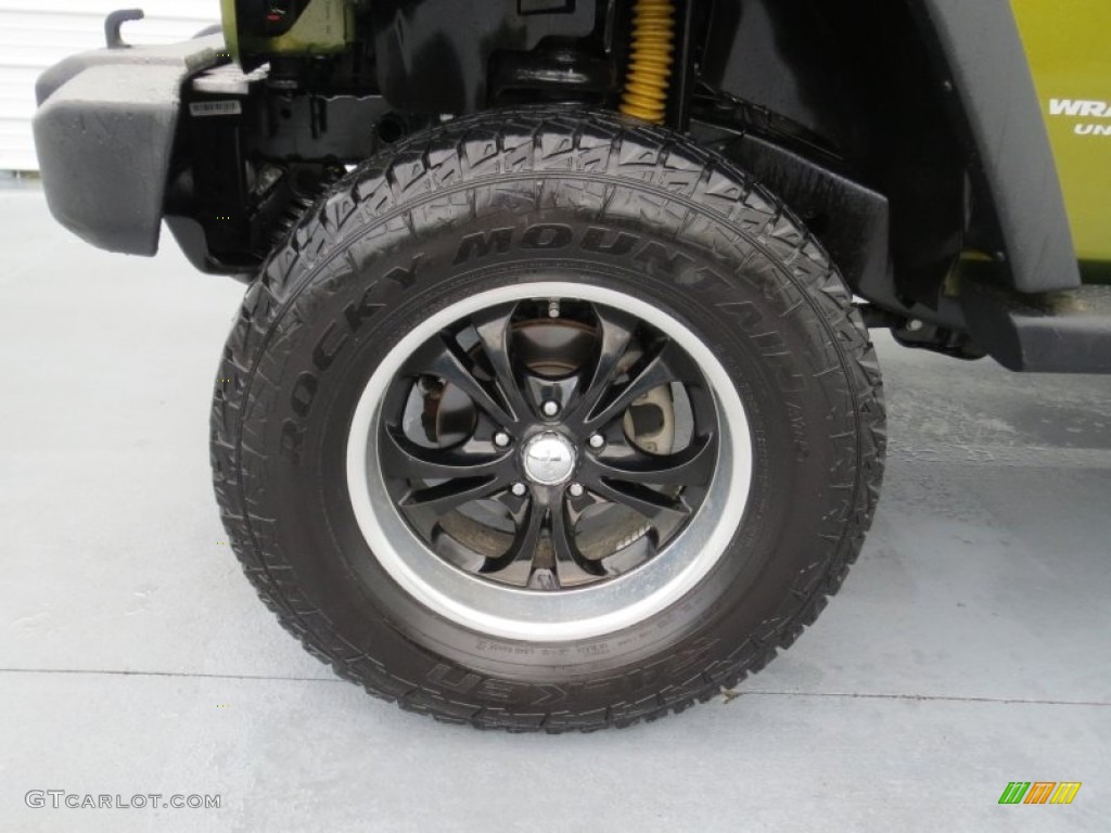 2008 Jeep Wrangler Unlimited X 4x4 Custom Wheels Photo #69811271