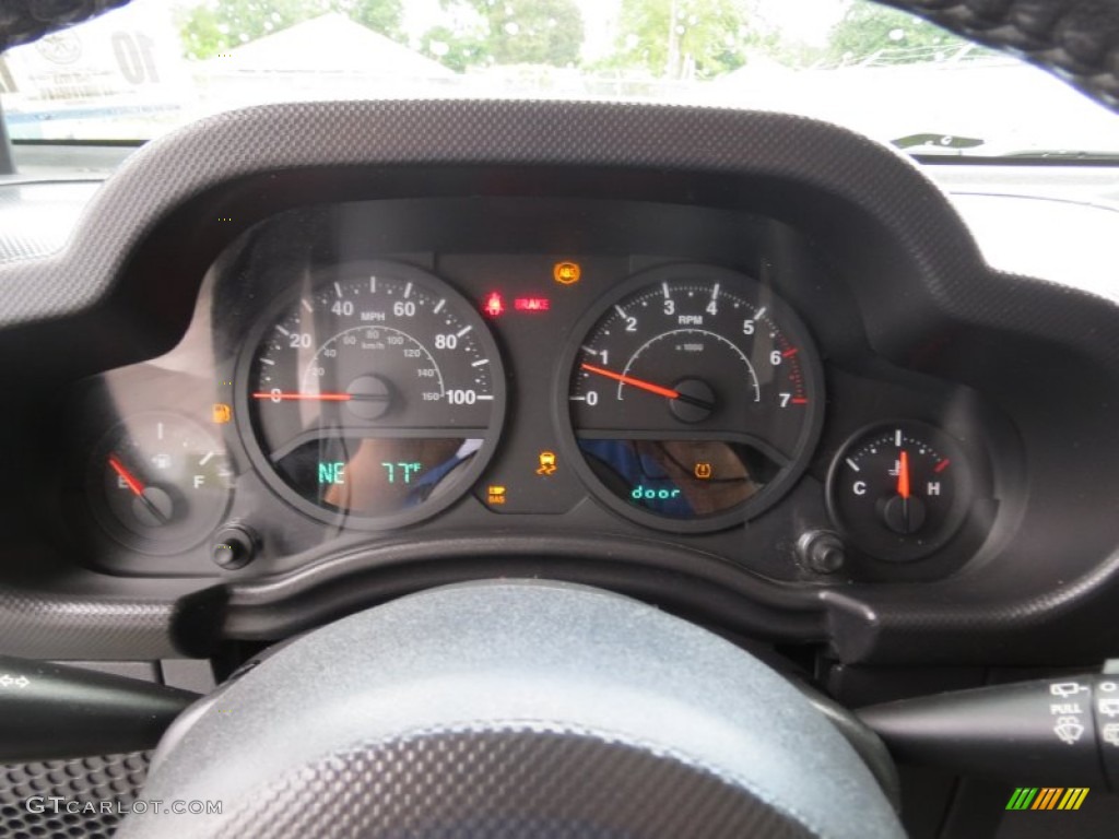 2008 Jeep Wrangler Unlimited X 4x4 Gauges Photo #69811525