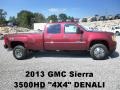 Sonoma Red Metallic - Sierra 3500HD Denali Crew Cab 4x4 Dually Photo No. 1