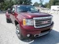 Sonoma Red Metallic 2013 GMC Sierra 3500HD Denali Crew Cab 4x4 Dually Exterior