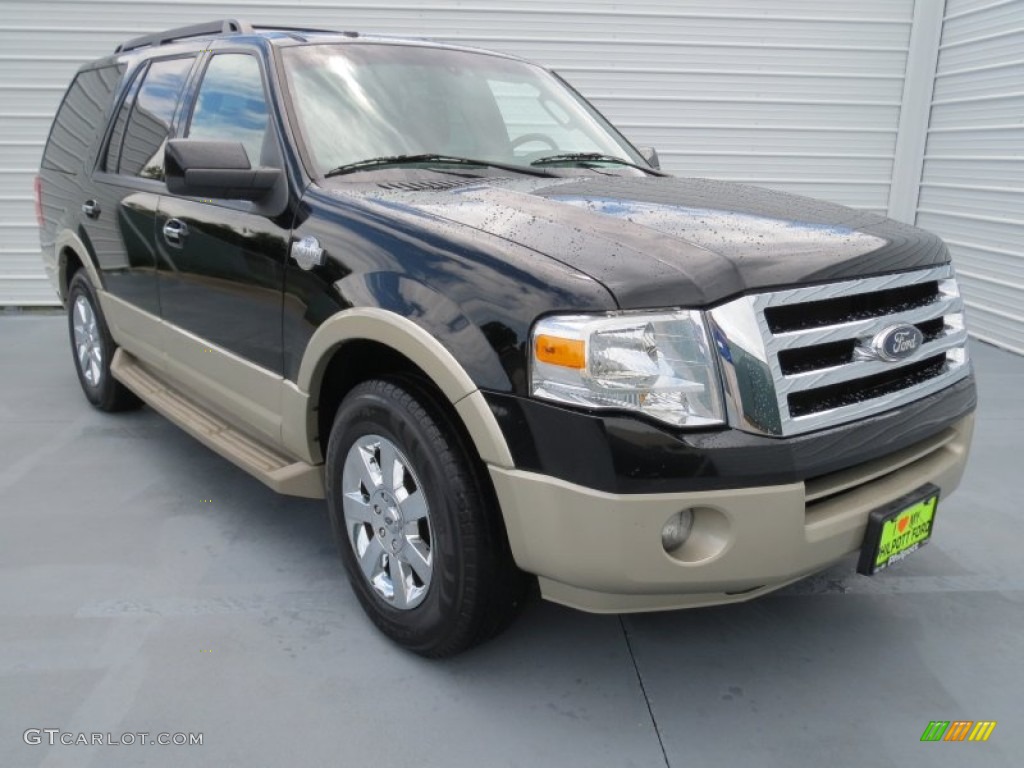 2009 Expedition King Ranch - Black / Charcoal Black/Chaparral Leather photo #1