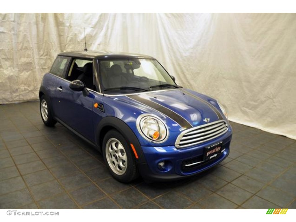 2013 Cooper Hardtop - Lightning Blue Metallic / Carbon Black photo #21