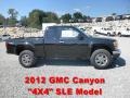 2012 Onyx Black GMC Canyon SLE Extended Cab 4x4  photo #1