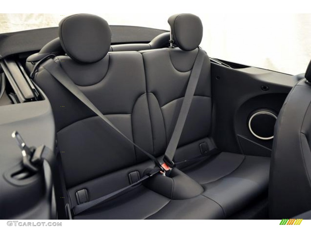 Carbon Black Interior 2013 Mini Cooper Convertible Photo #69813424