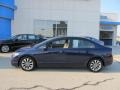 2009 Royal Blue Pearl Honda Civic EX-L Sedan  photo #2