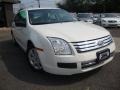 2008 White Suede Ford Fusion S  photo #2