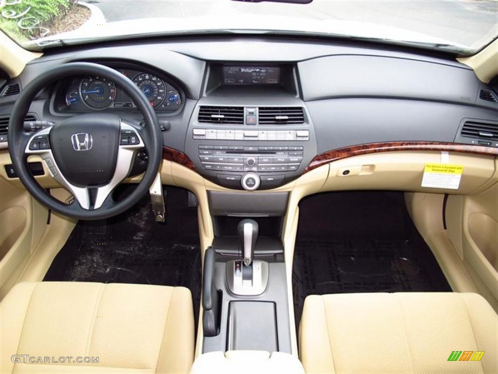 2012 Honda Accord Crosstour EX Ivory Dashboard Photo #69817261