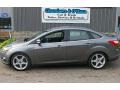 2012 Sterling Grey Metallic Ford Focus Titanium Sedan  photo #2