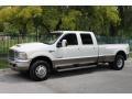 2003 Oxford White Ford F350 Super Duty Lariat Crew Cab 4x4 Dually  photo #2