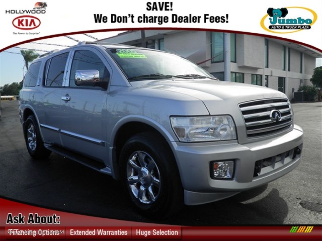 2005 QX 56 4WD - Silver Indulgence / Graphite photo #1