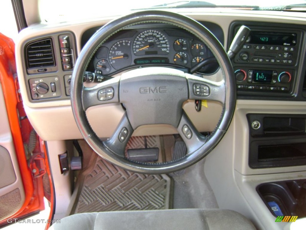 2003 Sierra 2500HD SLE Crew Cab 4x4 - Fire Red / Neutral photo #13