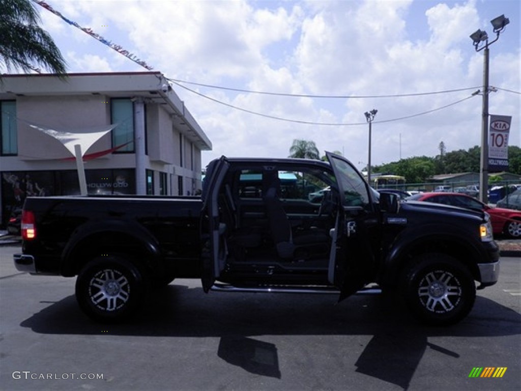 2006 F150 XLT SuperCab - Black / Medium/Dark Flint photo #21