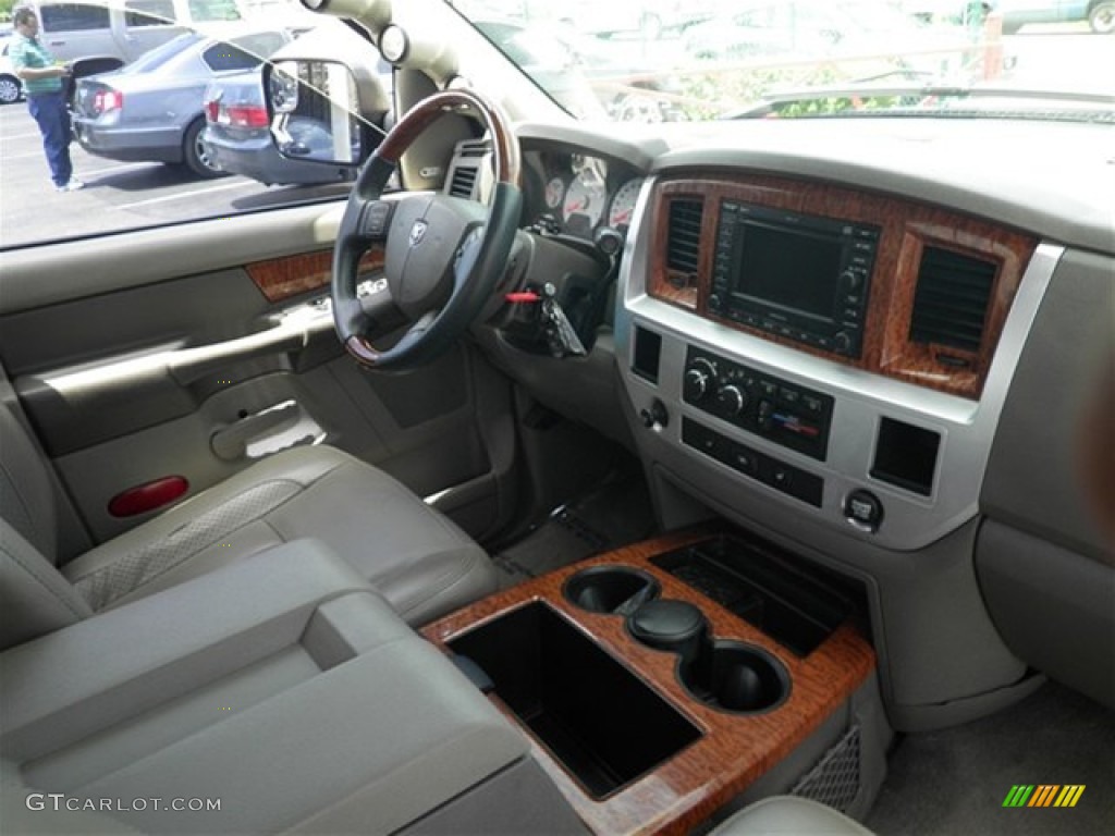 2006 Dodge Ram 3500 Laramie Quad Cab Dually Khaki Dashboard Photo #69819253