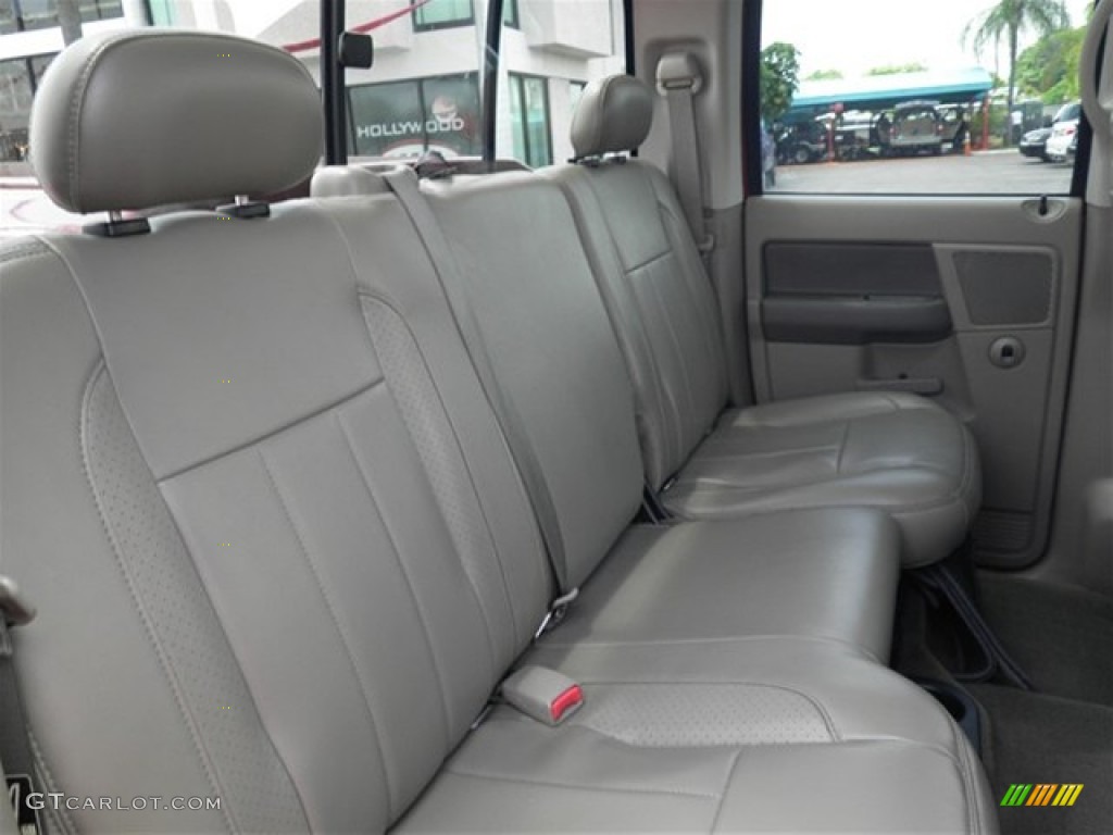 2006 Dodge Ram 3500 Laramie Quad Cab Dually Rear Seat Photo #69819292