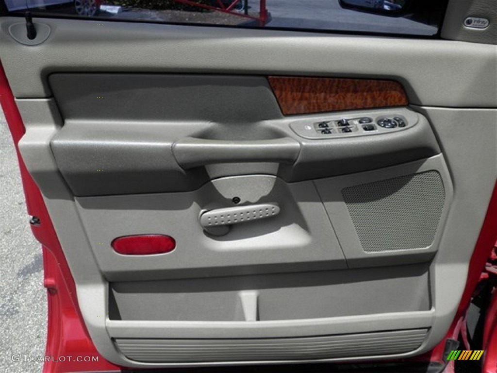 2006 Dodge Ram 3500 Laramie Quad Cab Dually Khaki Door Panel Photo #69819319