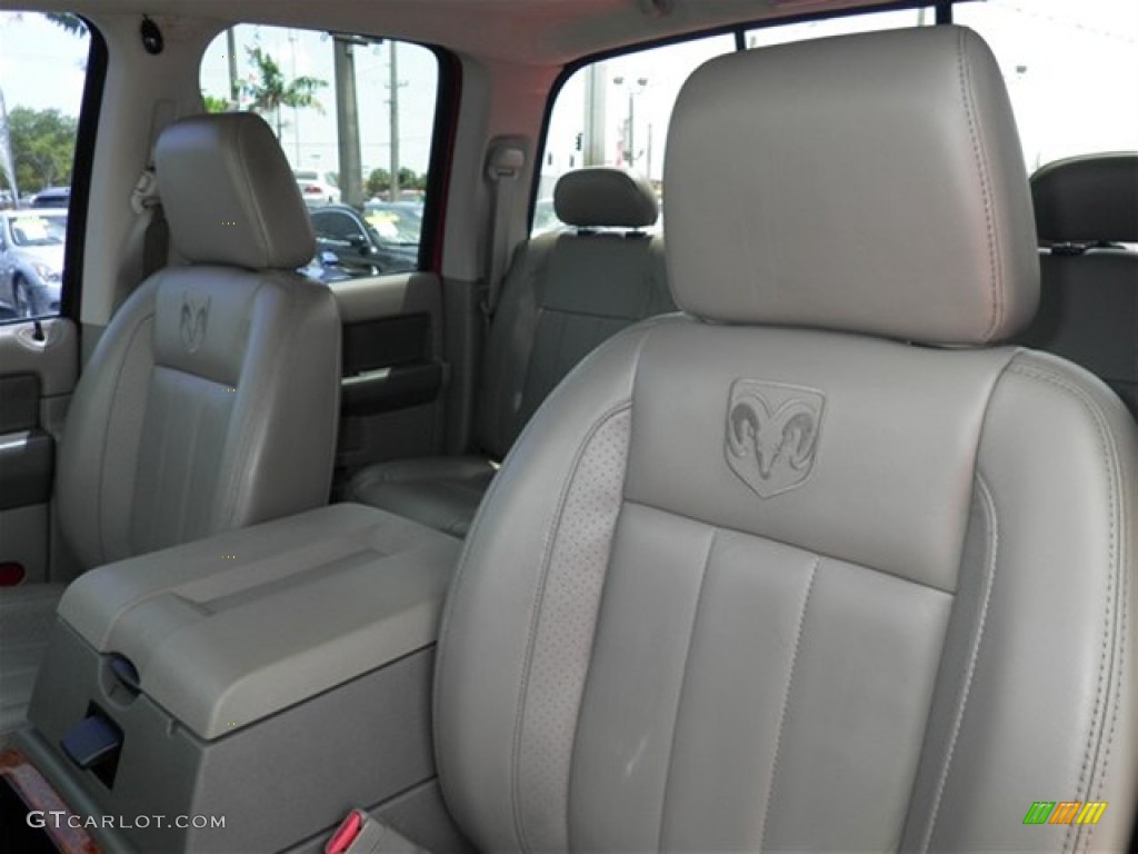 2006 Dodge Ram 3500 Laramie Quad Cab Dually Front Seat Photo #69819337