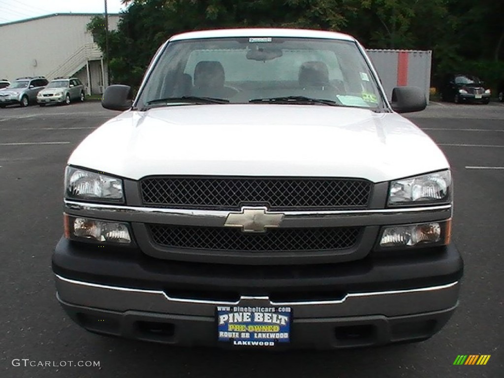 2005 Silverado 1500 Regular Cab - Summit White / Dark Charcoal photo #2