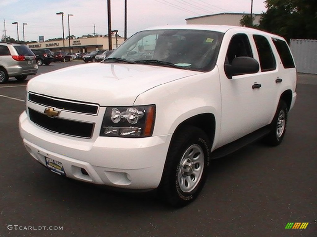 2008 Tahoe LS 4x4 - Summit White / Ebony photo #1