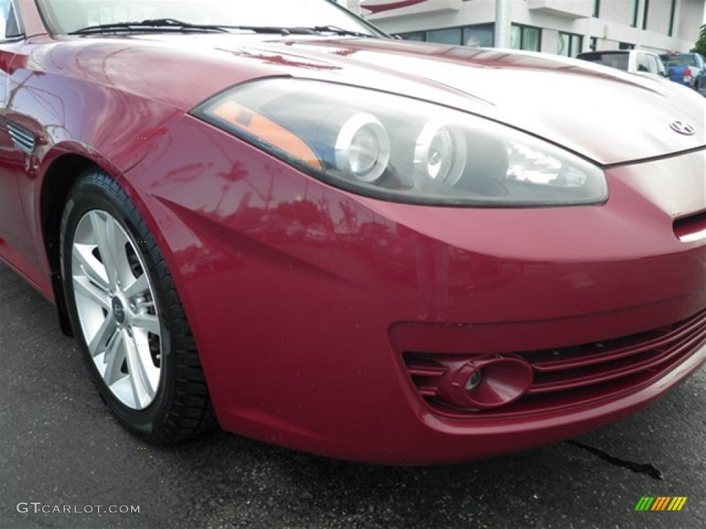 2007 Tiburon GS - Redfire Pearl / Black photo #2