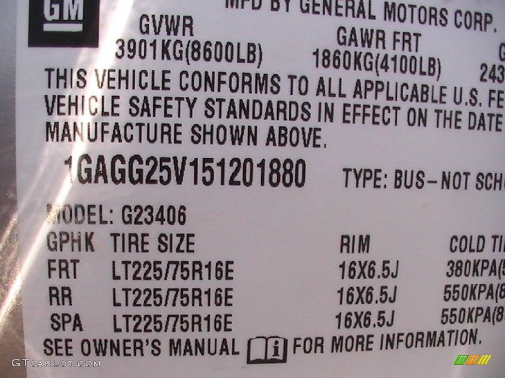 2005 Express 1500 Passenger Van - Silver Birch Metallic / Medium Dark Pewter photo #15