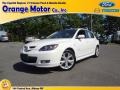 2008 Crystal White Pearl Mica Mazda MAZDA3 s Touring Hatchback  photo #1