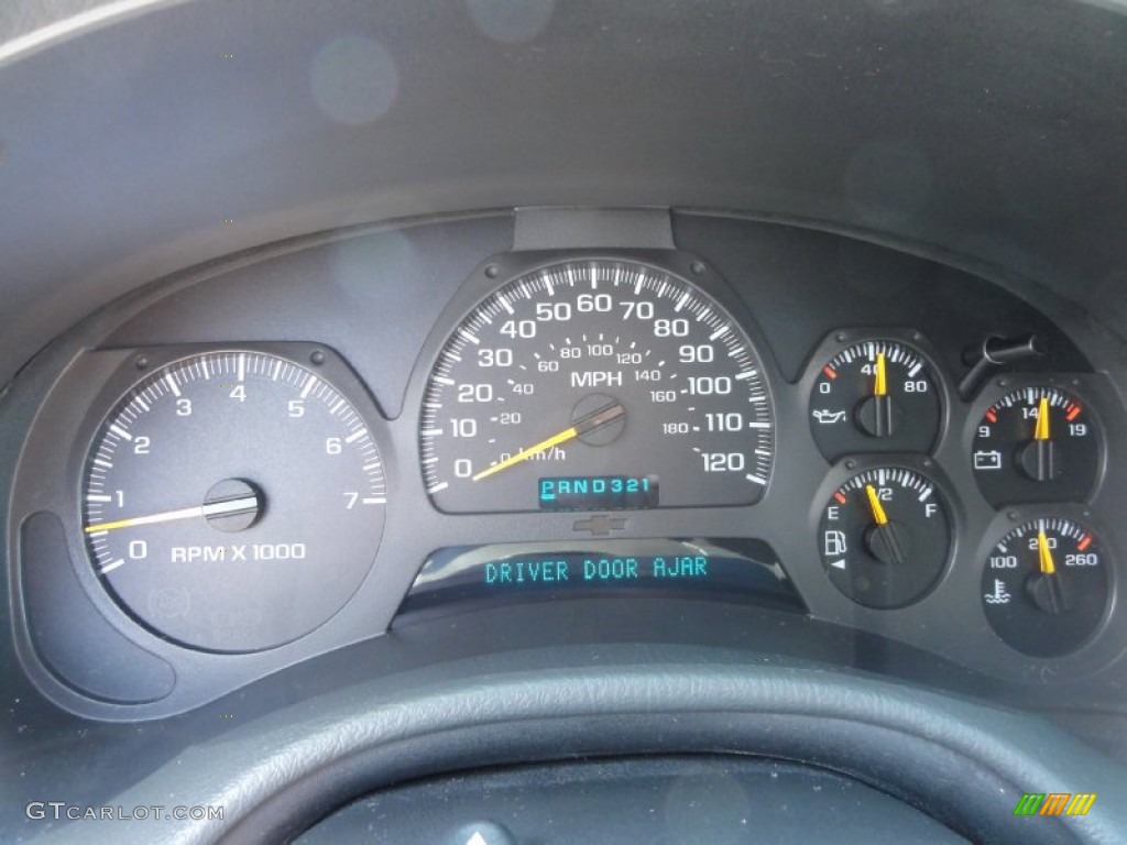 2002 Chevrolet TrailBlazer LTZ 4x4 Gauges Photo #69820594