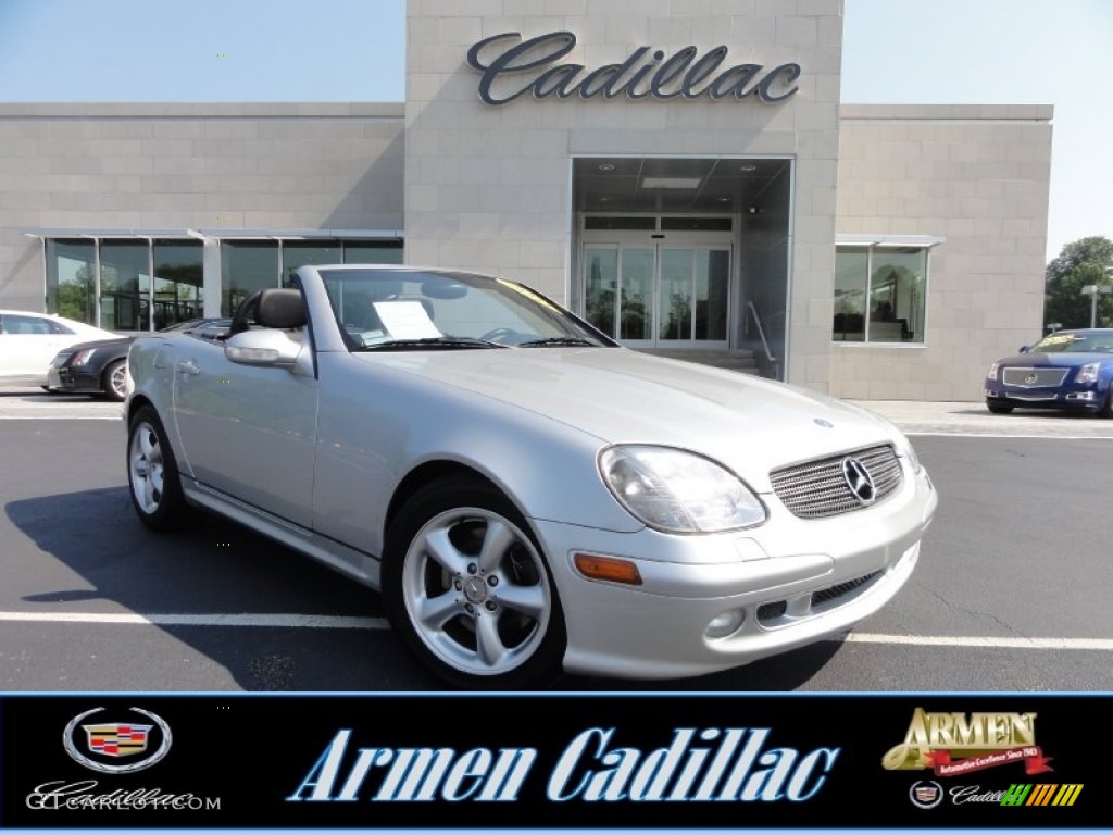 2003 SLK 320 Roadster - Brilliant Silver Metallic / Charcoal photo #1