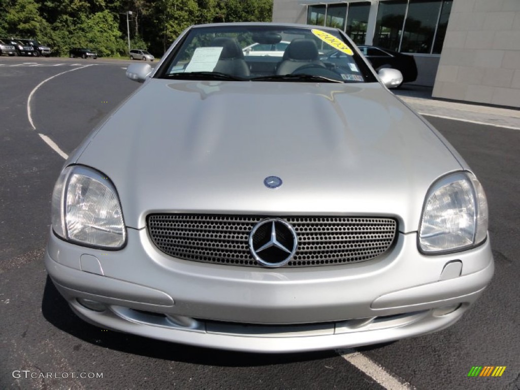 2003 SLK 320 Roadster - Brilliant Silver Metallic / Charcoal photo #4