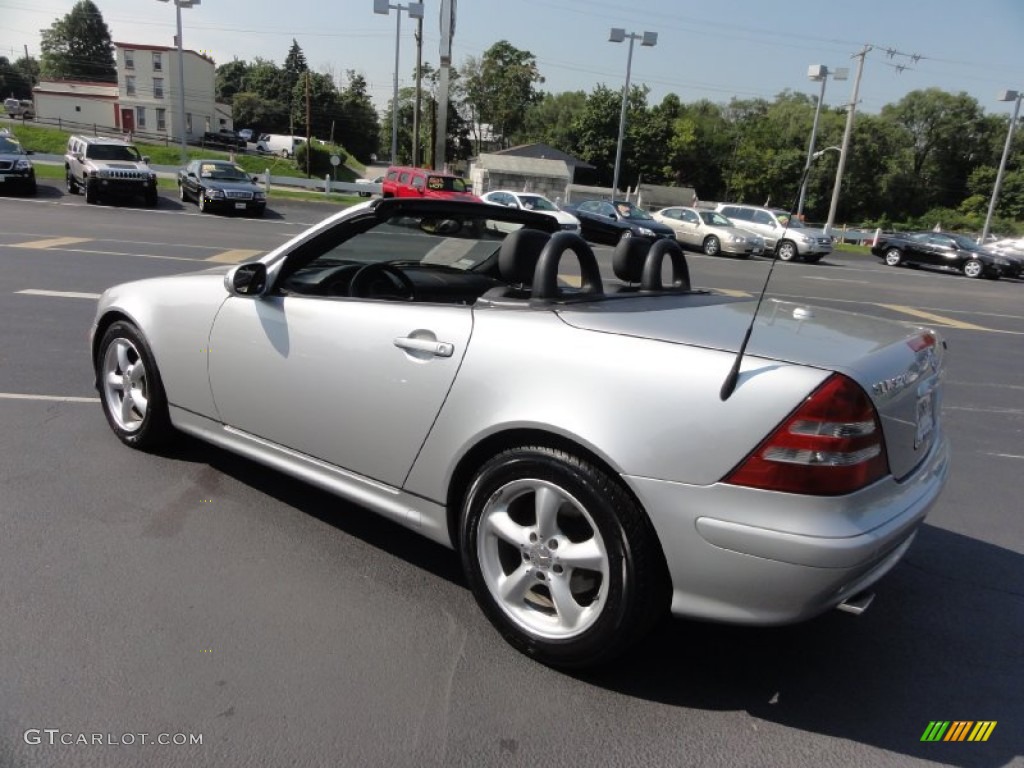 2003 SLK 320 Roadster - Brilliant Silver Metallic / Charcoal photo #12