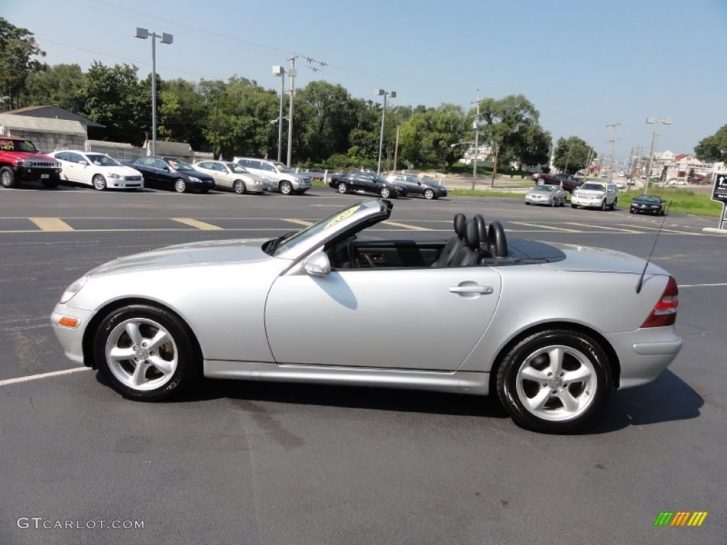 2003 SLK 320 Roadster - Brilliant Silver Metallic / Charcoal photo #13