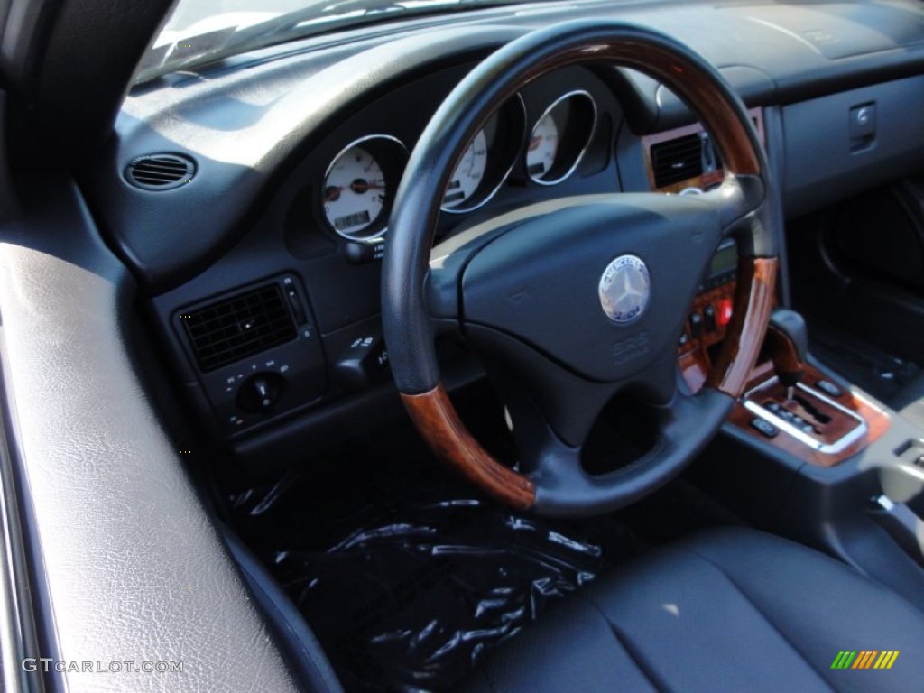 2003 SLK 320 Roadster - Brilliant Silver Metallic / Charcoal photo #14