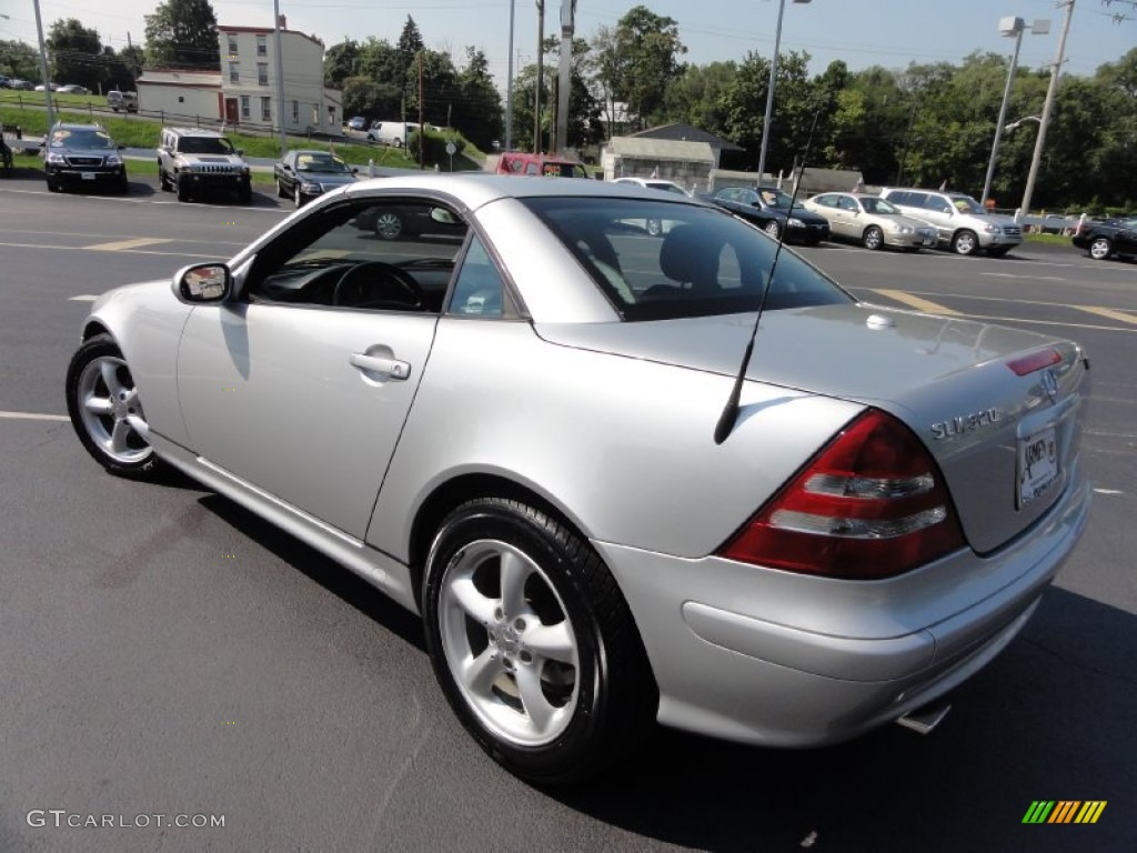 2003 SLK 320 Roadster - Brilliant Silver Metallic / Charcoal photo #34