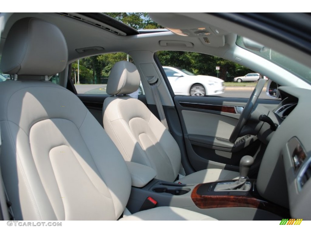 Light Grey Interior 2009 Audi A4 2.0T Premium quattro Sedan Photo #69821578