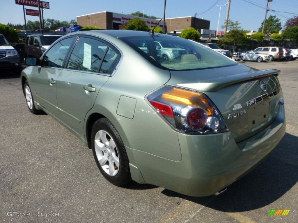 2007 Altima Hybrid - Metallic Jade / Blond photo #3