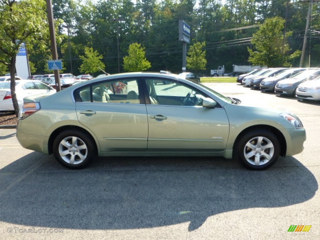 2007 Altima Hybrid - Metallic Jade / Blond photo #6