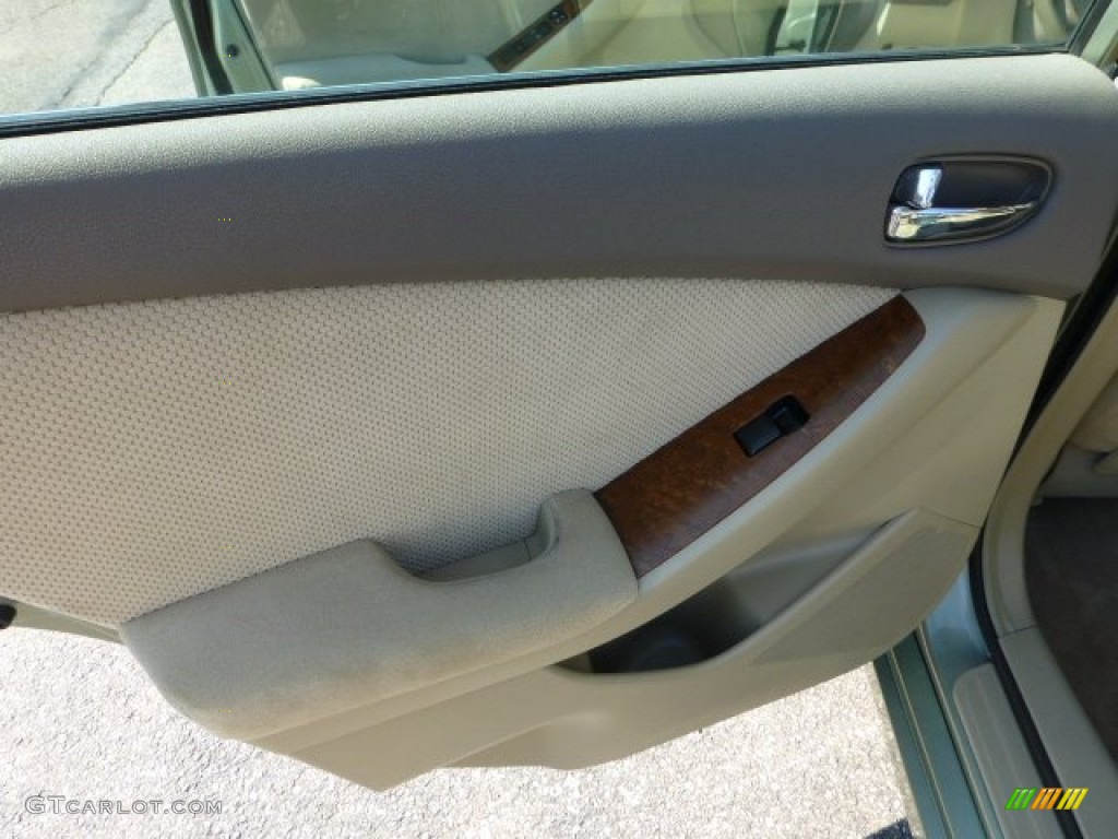 2007 Altima Hybrid - Metallic Jade / Blond photo #18