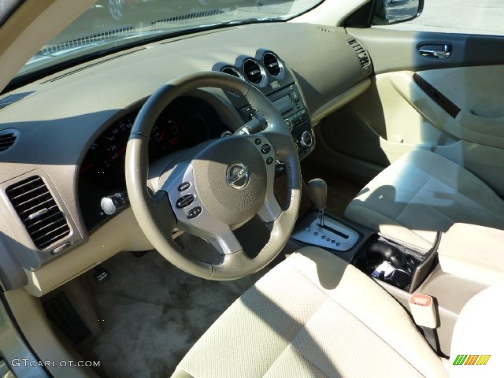 2007 Altima Hybrid - Metallic Jade / Blond photo #20