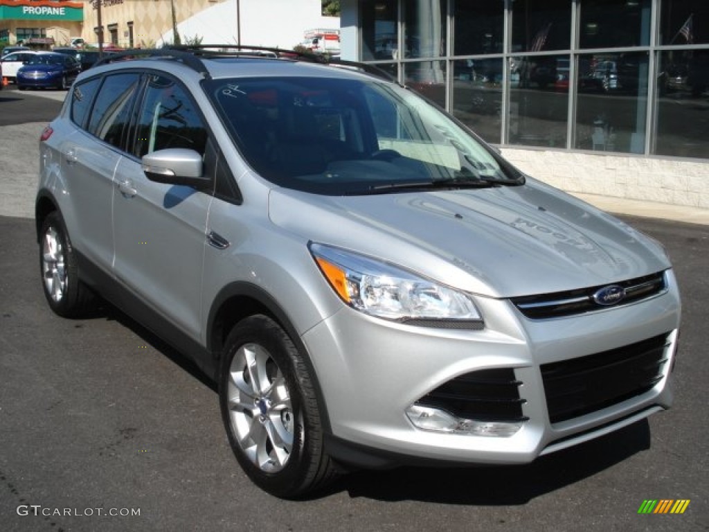 Ingot Silver Metallic 2013 Ford Escape SEL 2.0L EcoBoost 4WD Exterior Photo #69823261