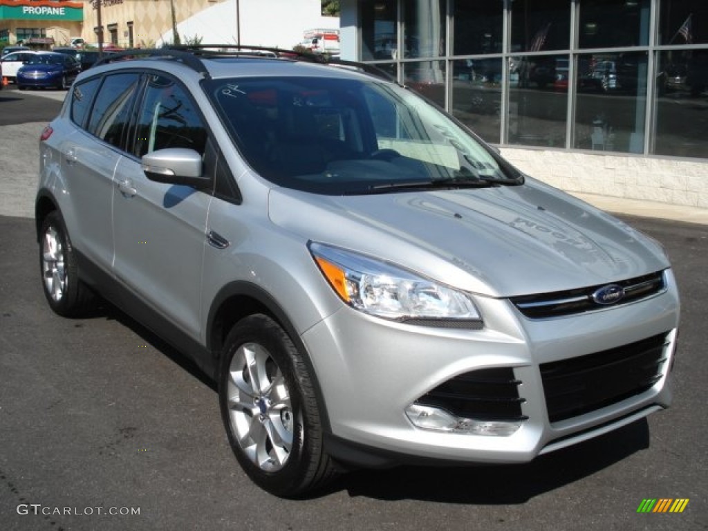 2013 Escape SEL 2.0L EcoBoost 4WD - Ingot Silver Metallic / Charcoal Black photo #2