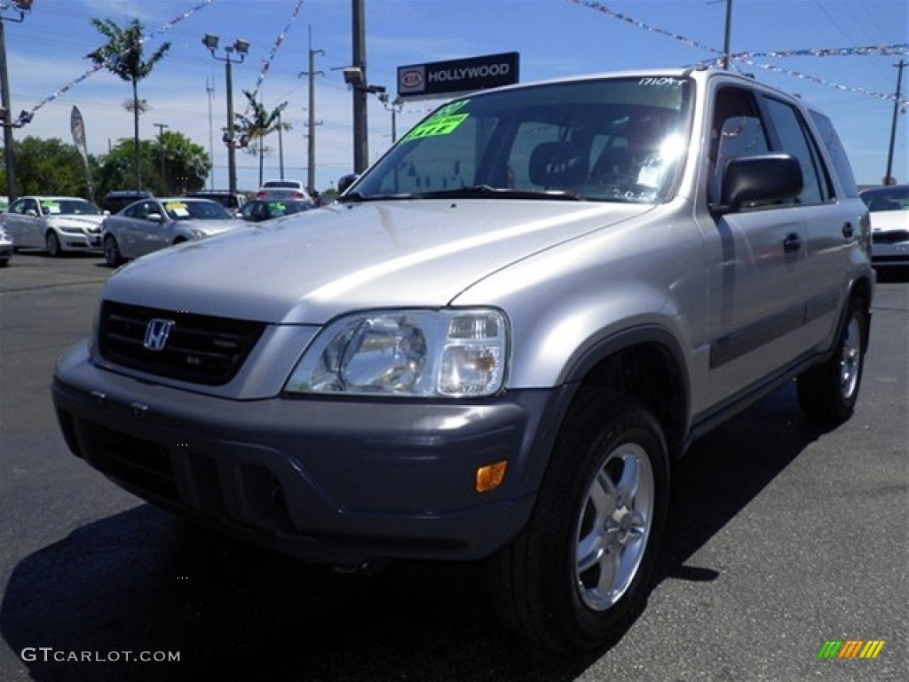 1997 CR-V LX 4WD - Sebring Silver Metallic / Charcoal photo #9