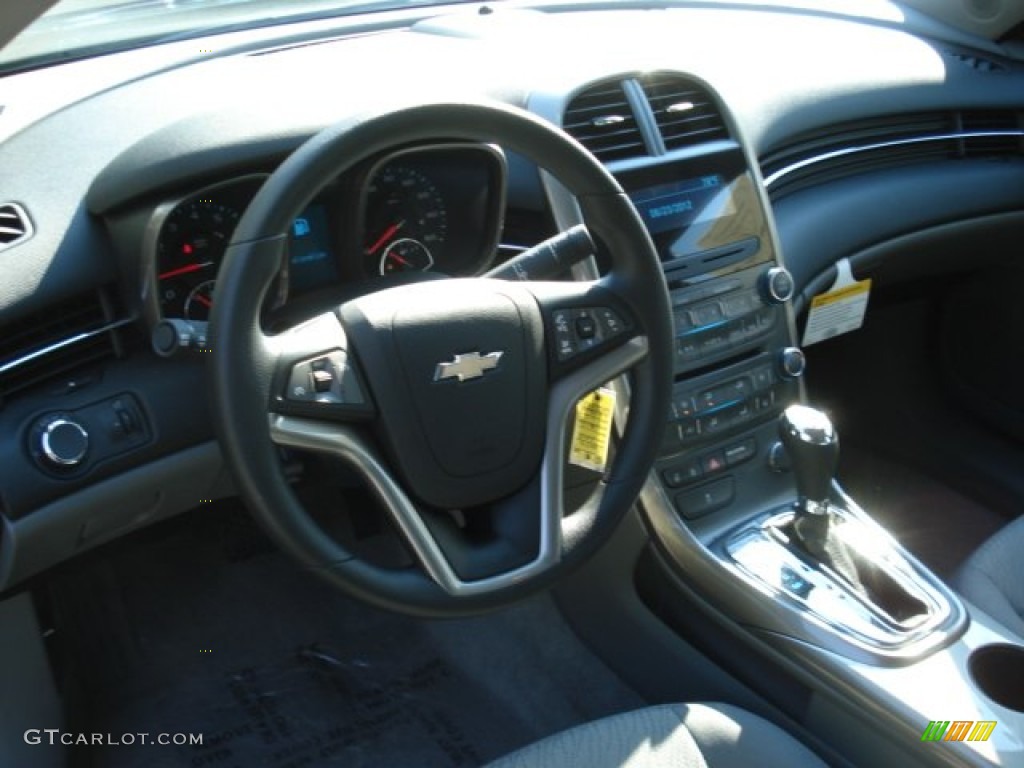 2013 Chevrolet Malibu LS Jet Black/Titanium Steering Wheel Photo #69826273